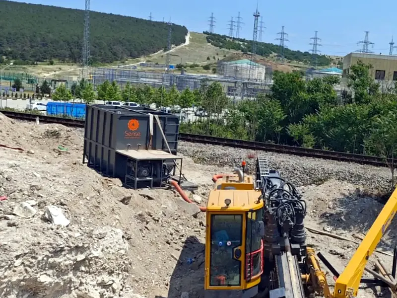 Установка ГНБ на объекте